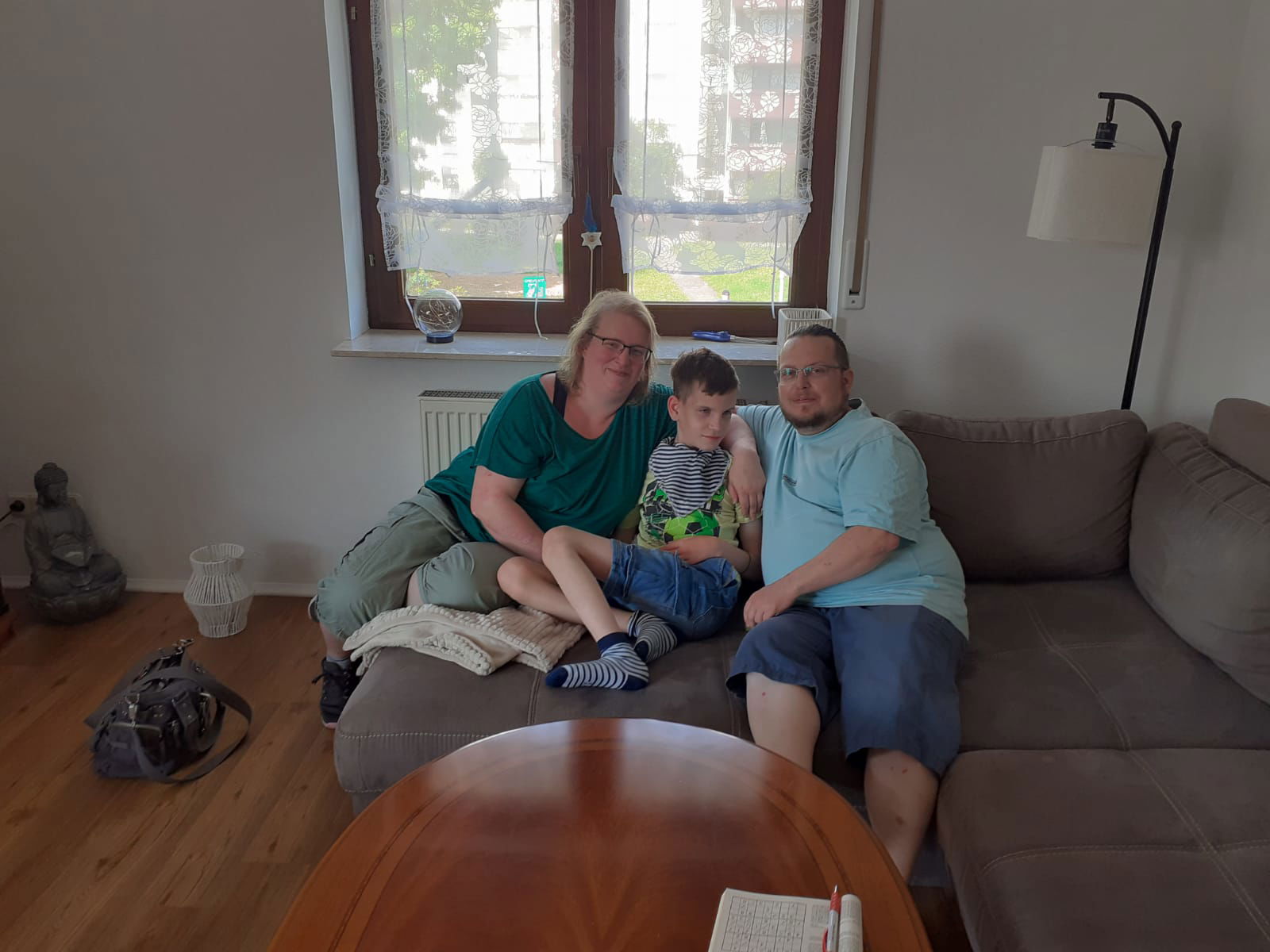 KuR Luca mit seinen Eltern