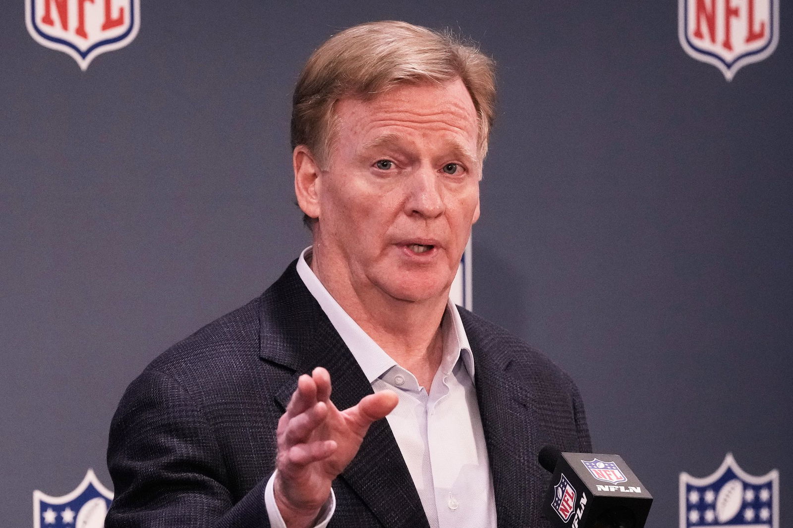 NFL-Commissioner Roger Goodell will Football zum globalen Sport machen. 