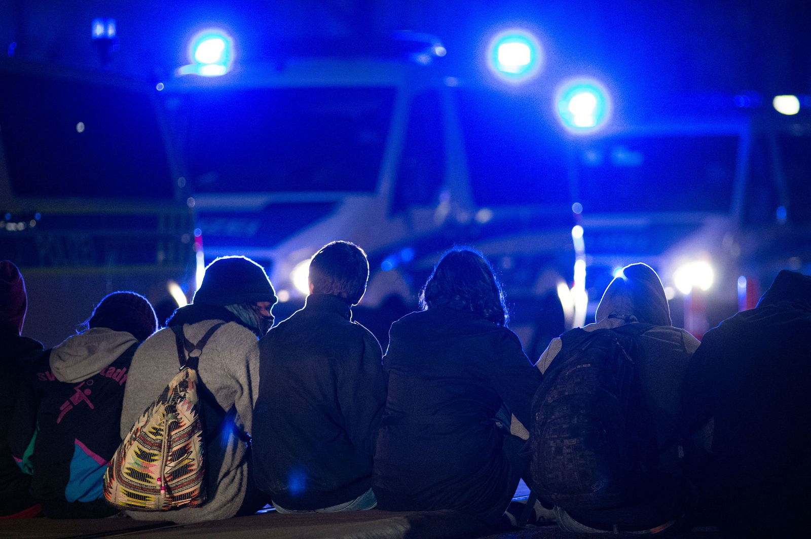 Wie weit geht die Versammlungsfreiheit bei einer Sitzblockade? (Symbolbild)