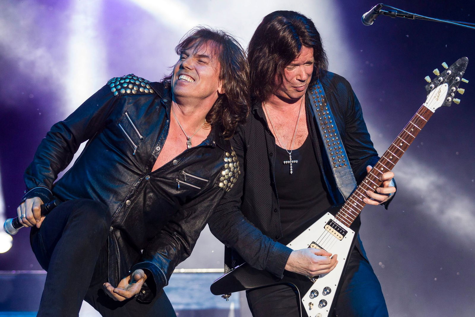 Sänger Joey Tempest und Gitarrist John Norum von der schwedischen Rockband Europe kommen 2026 nach Deutschland.