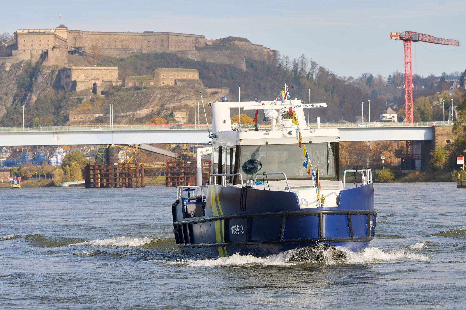 Bei der ersten Fahrt nach der Taufe war auch Innenminister Ebling an Bord.