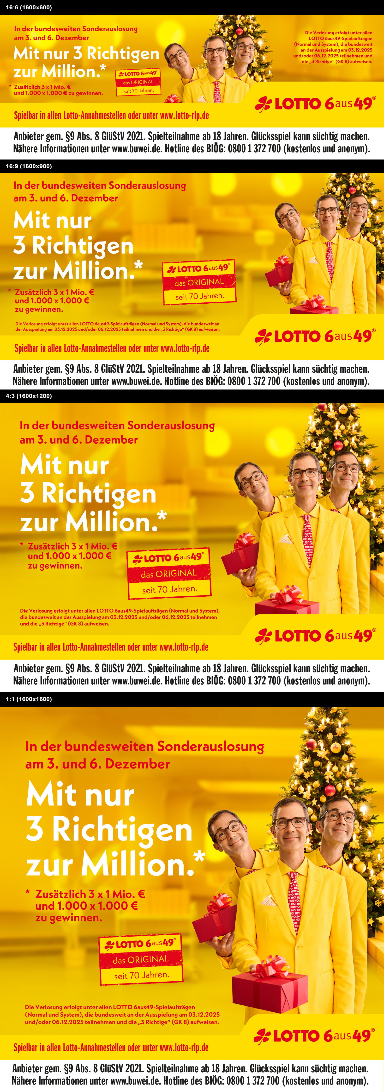 Lotto Sonderauslosung KW49 2025