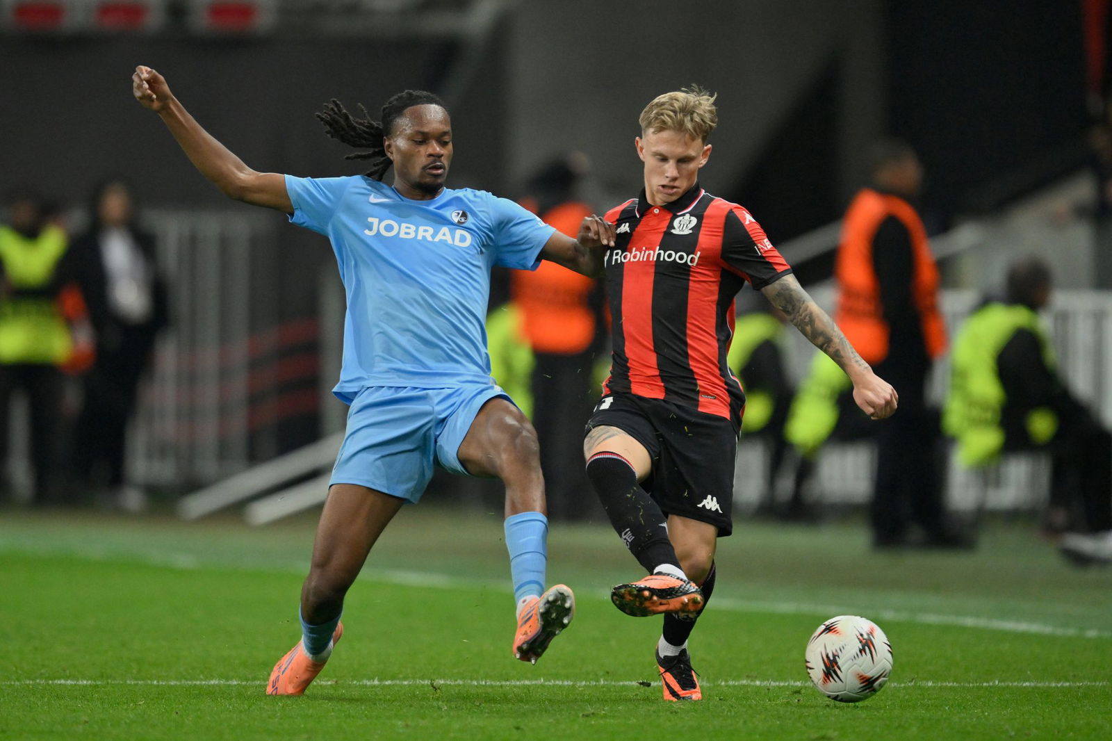 Einer der Bälle im Spiel war nicht richtig aufgepumpt.