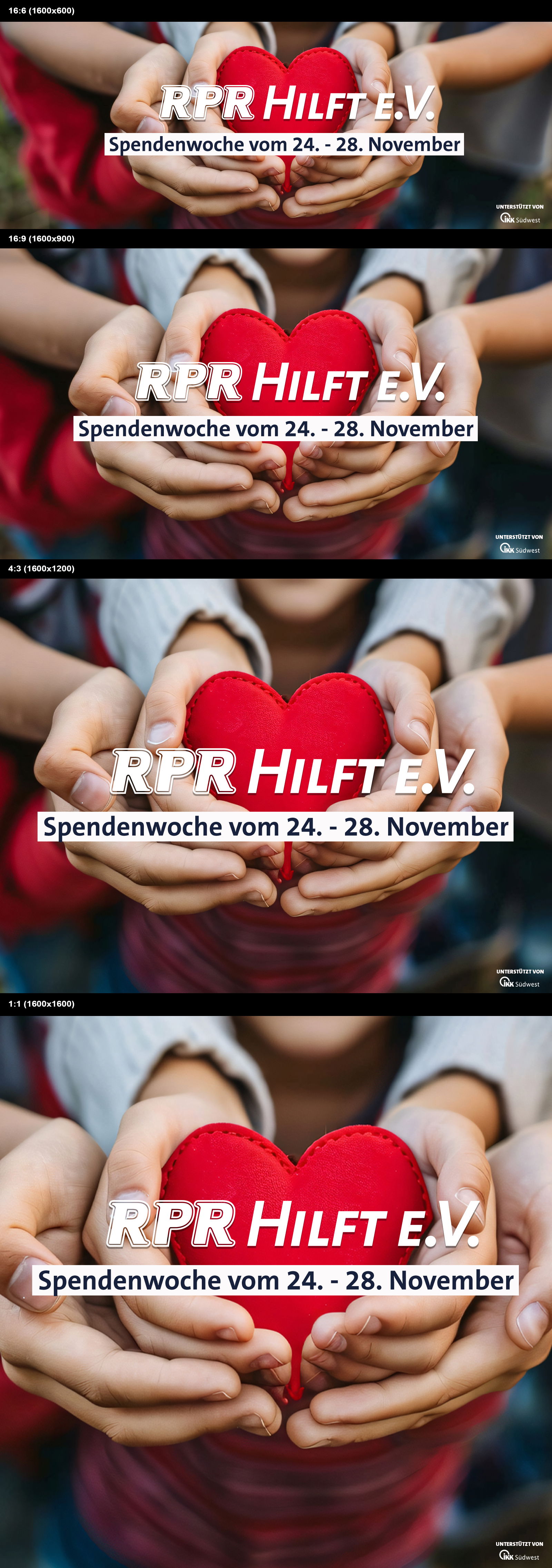 RPR Hilft Spendenwoche Bundle 2025 mit IKK Logo weiss