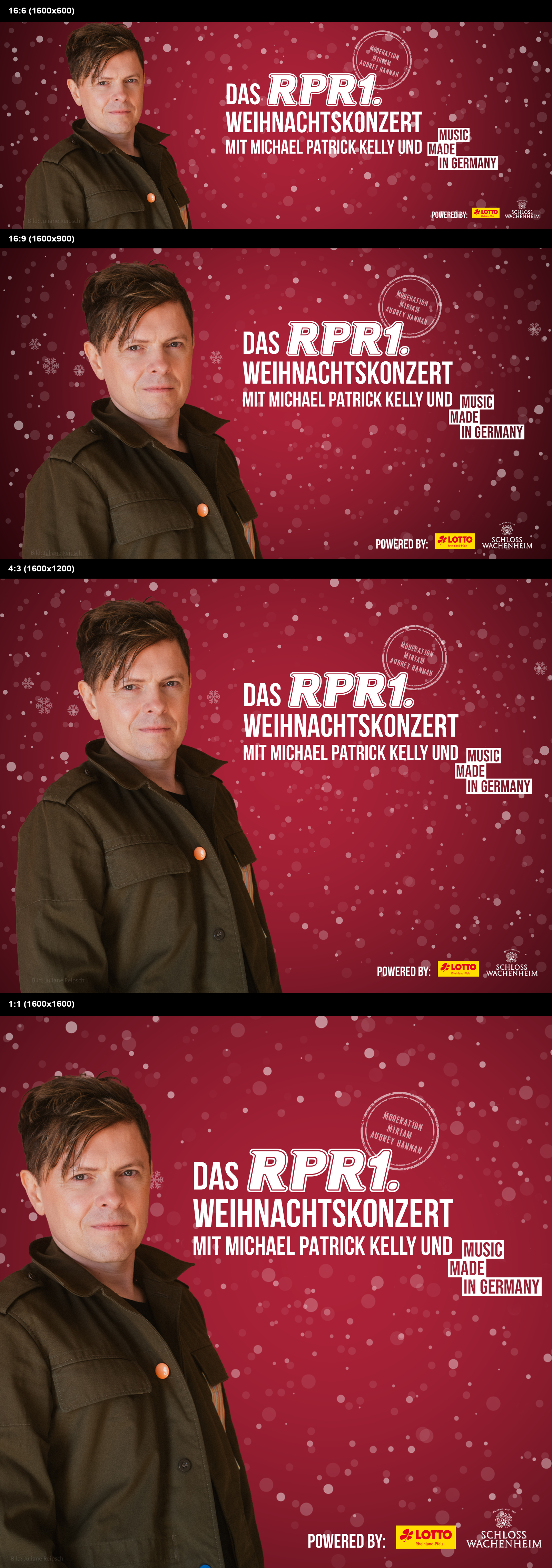 RPR1. Weihnachtskonzert mit Michael Patrick Kelly
