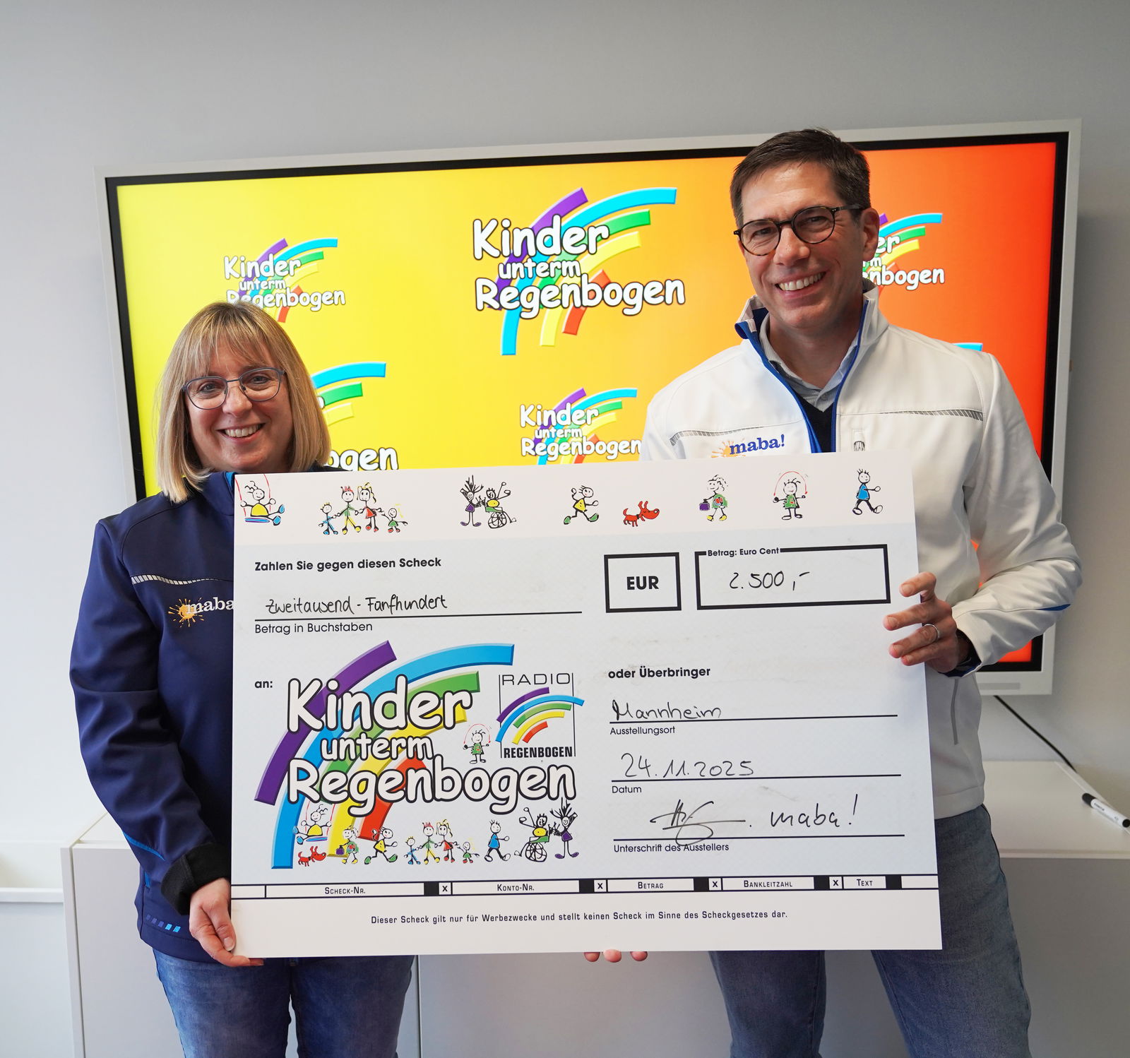 KuR Maba Spendenübergabe