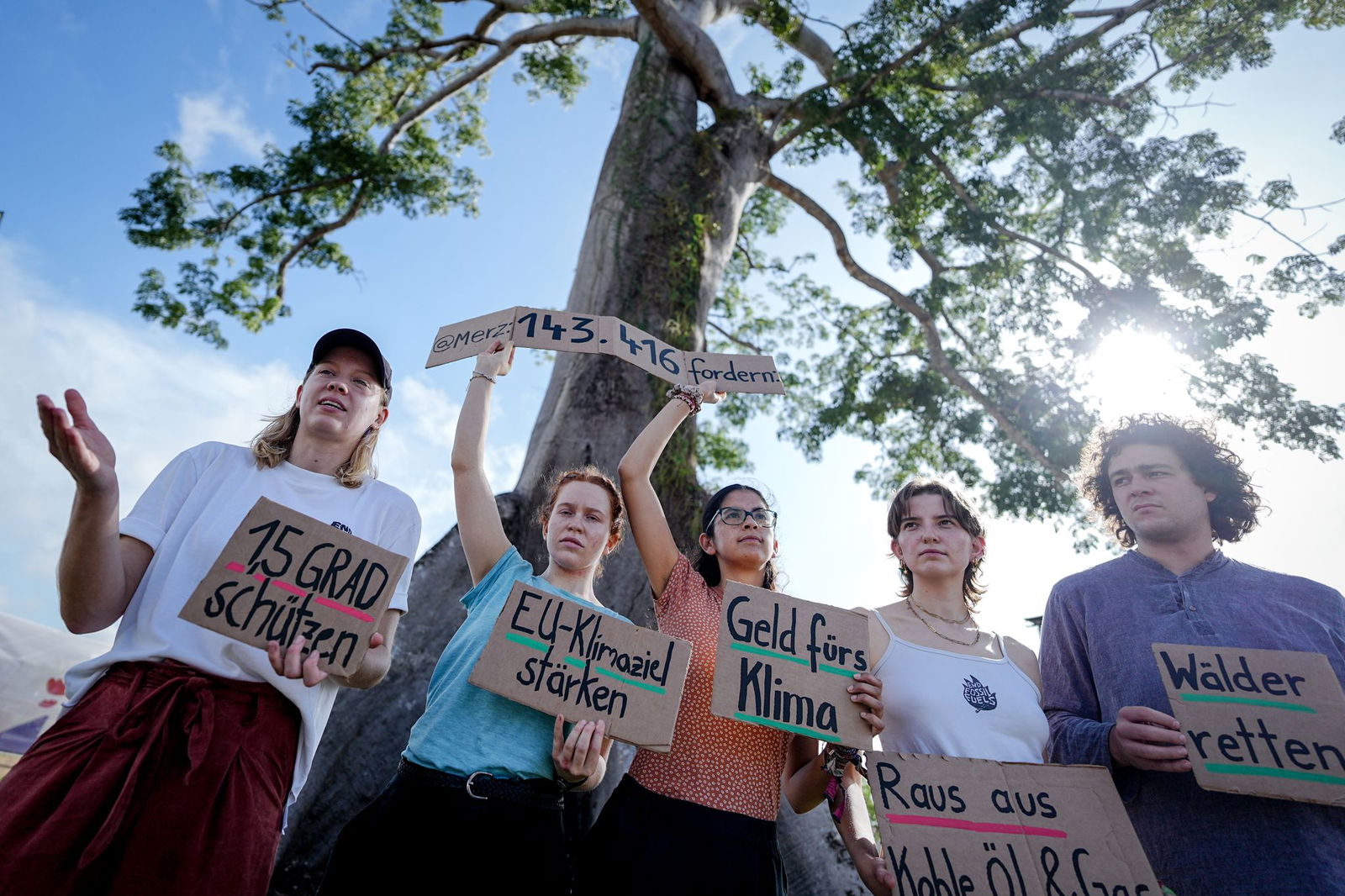 Auch deutsche Klimaschützer sind nach Brasilien gereist.