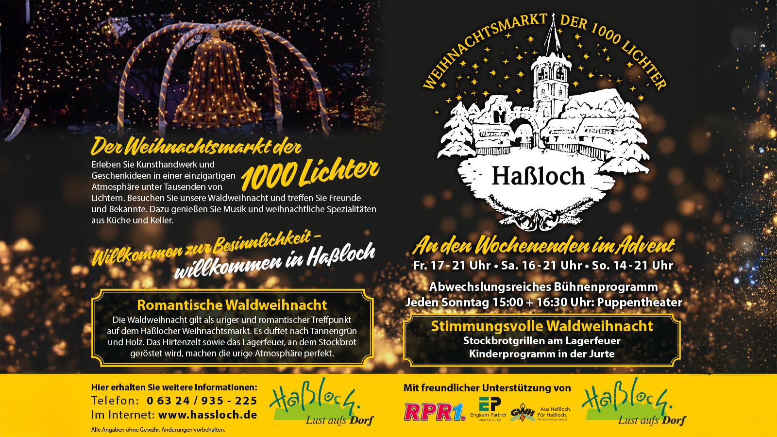 Weihnachtsmarkt der 1.000 Lichter