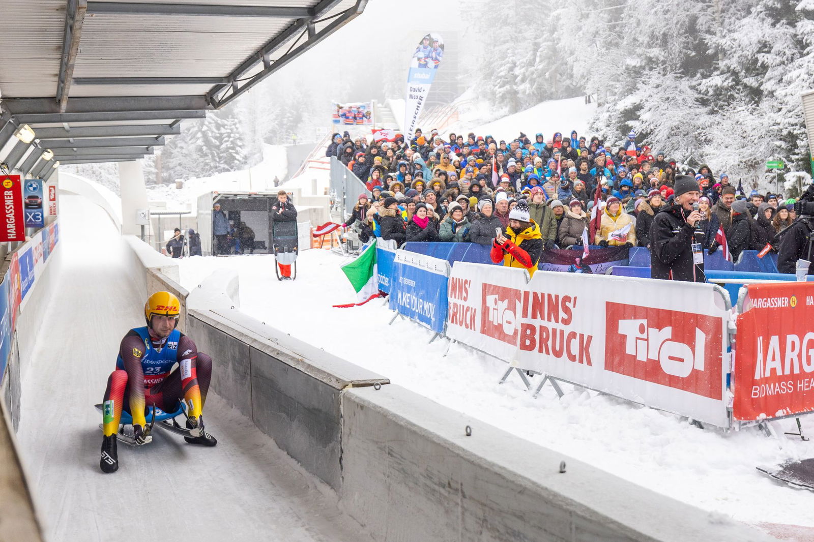 Der Skeleton-Weltcup im Eiskanal in Innsbruck/Igls wurde wegen eines schlechten Bahnzustandes abgesagt. (Archivbild)