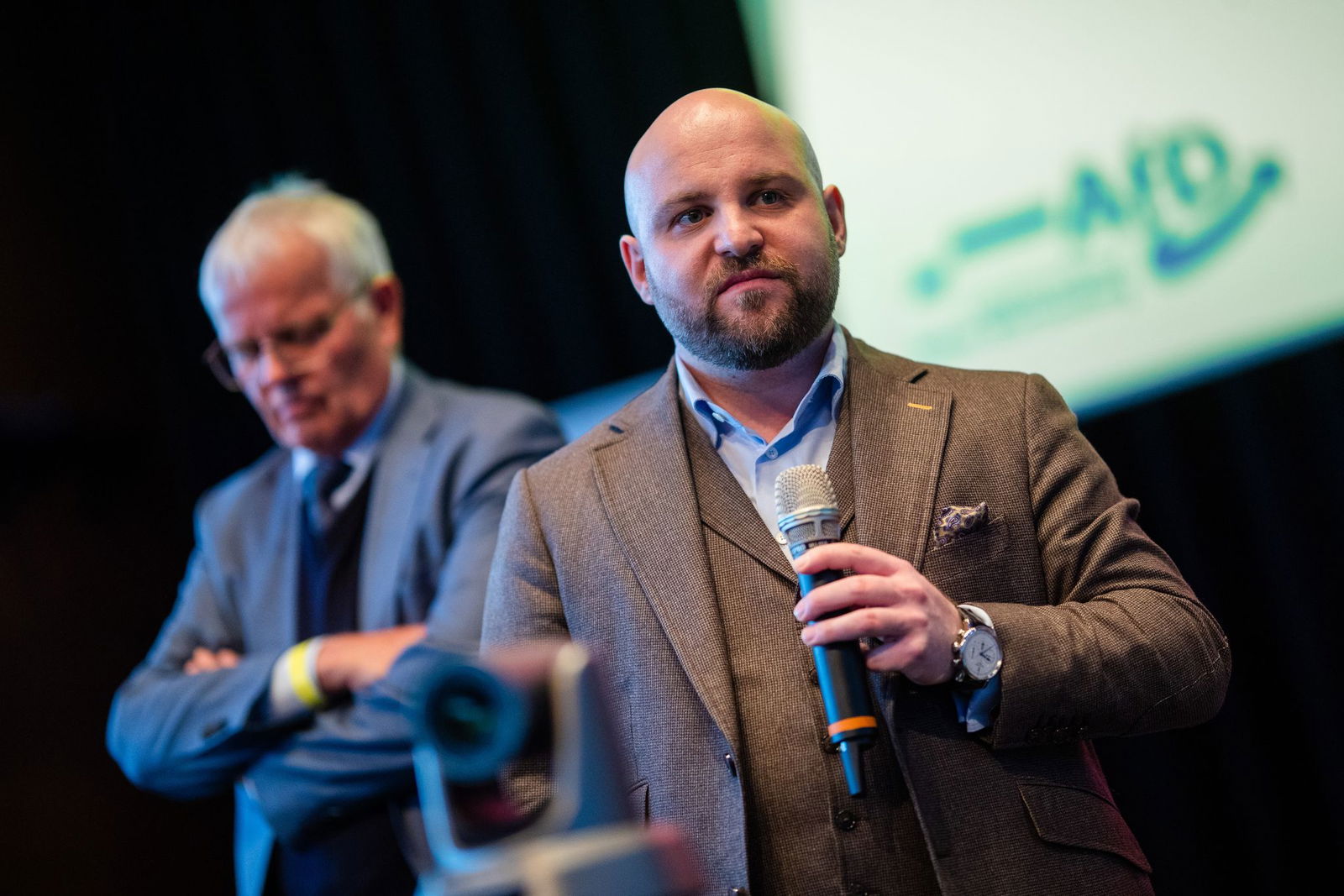 Sie leiten den Landesverband weitgehend geräuschlos: Markus Frohnmaier (r) und Emil Sänze.
