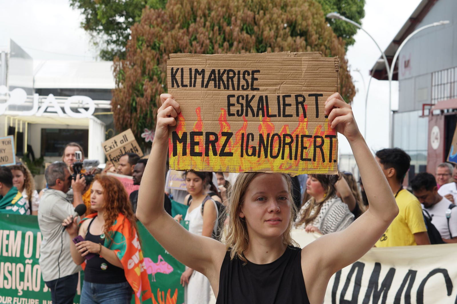 Die deutsche Klimaaktivistin Carla Reemtsma hält den Einfluss fossiler Lobbyisten auf der Konferenz für ein ernsthaftes Problem.