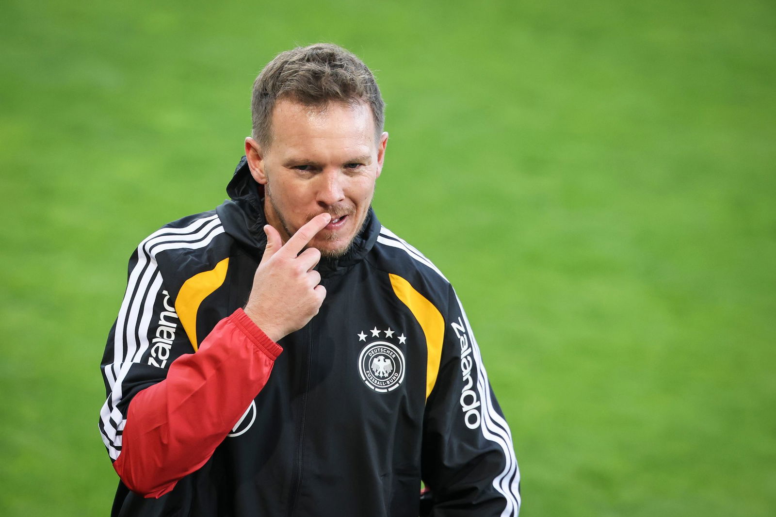 Julian Nagelsmann beim Training der Fußball-Nationalmannschaft. 