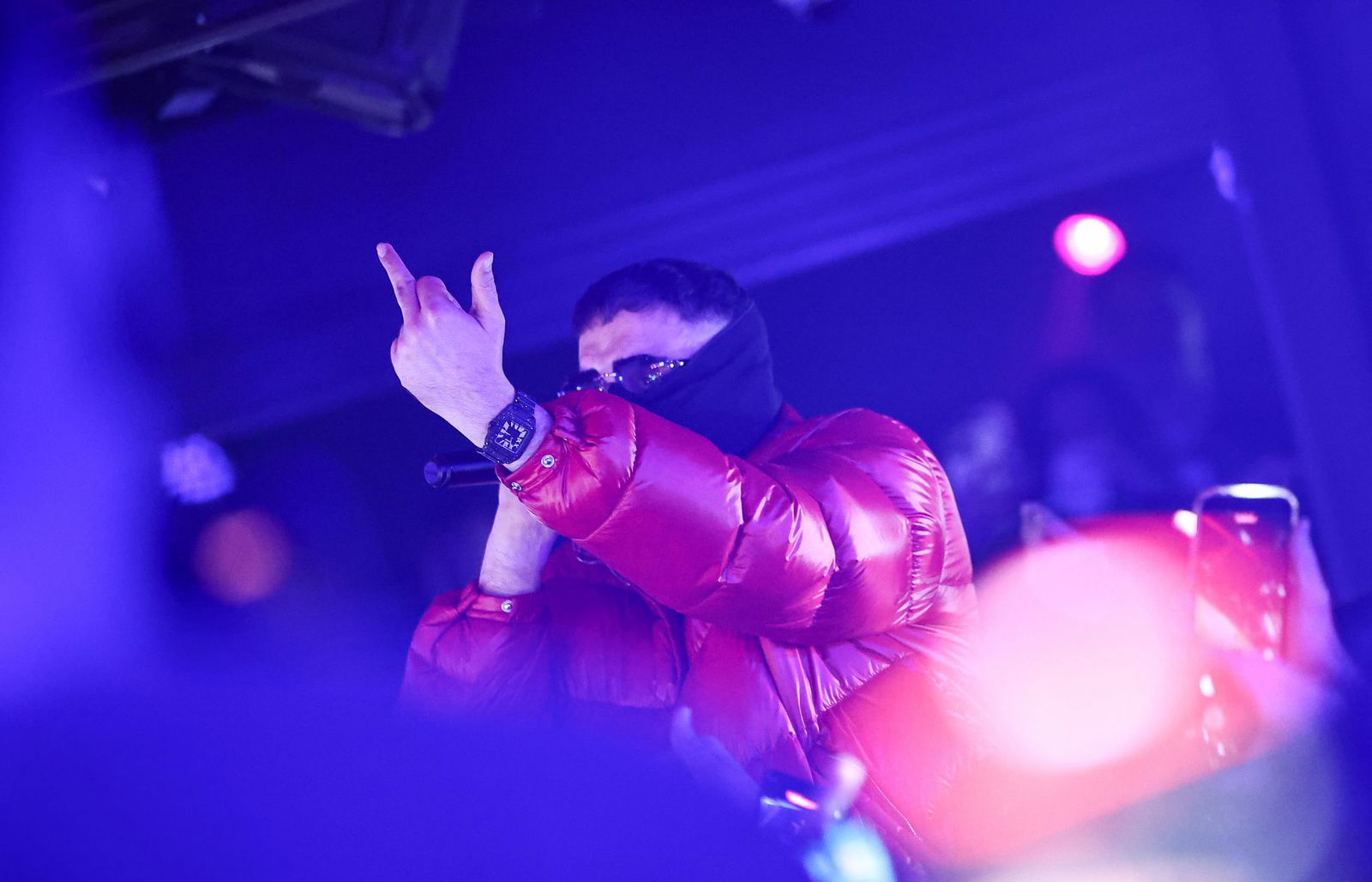 Der Auftritt war nach wenigen Minuten wieder vorbei. 