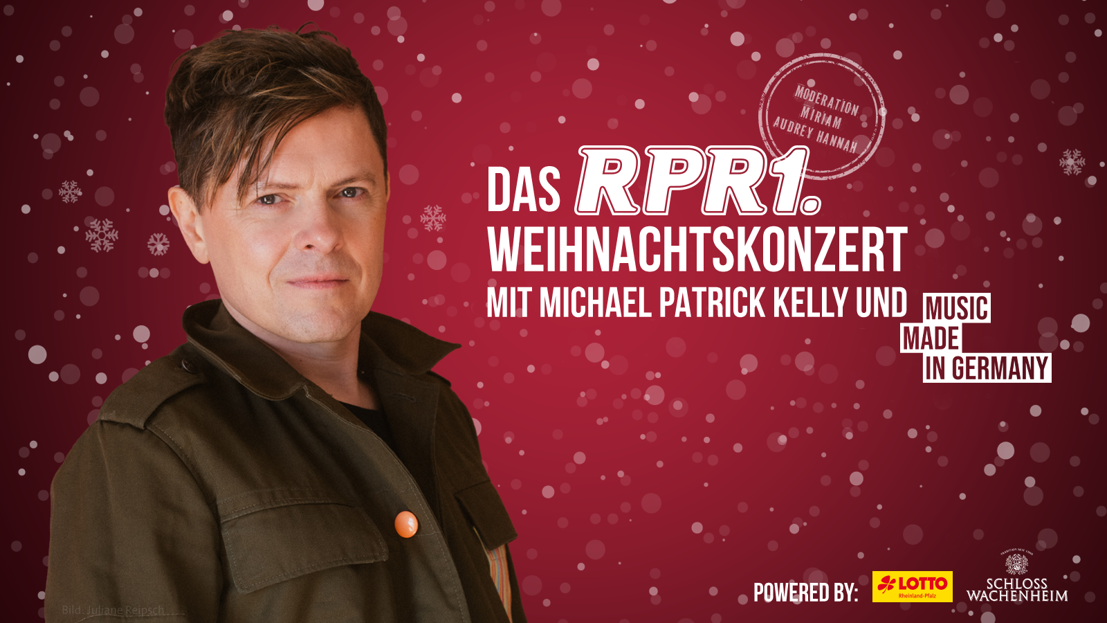 Das RPR1. Weihnachtskonzert mit Michael Patrick Kelly 