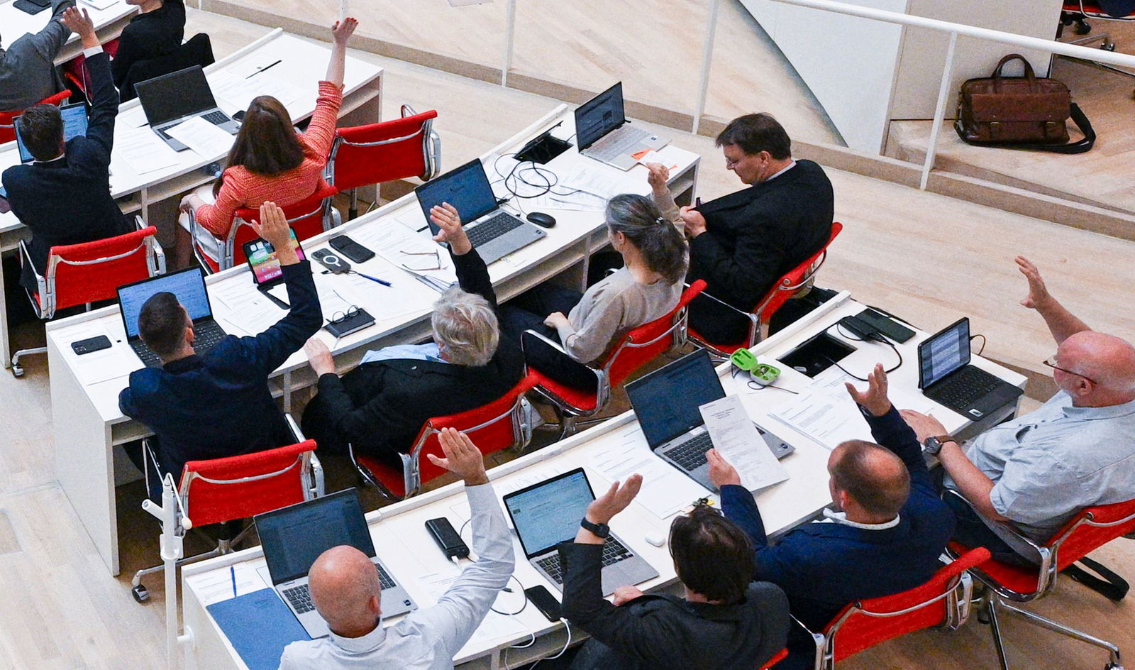 Die Koalition von SPD und BSW in Brandenburg ist in einer Krise - in der BSW-Fraktion rumort es. (Archivbild)