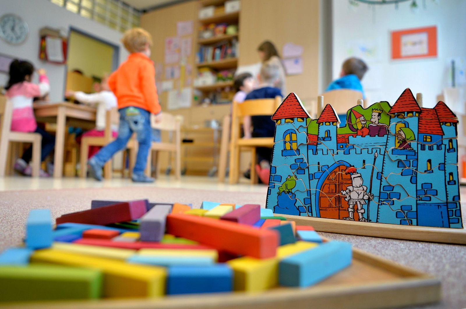 Buntes Treiben: Diese Kinder haben einen Kitaplatz. (Symbolfoto)