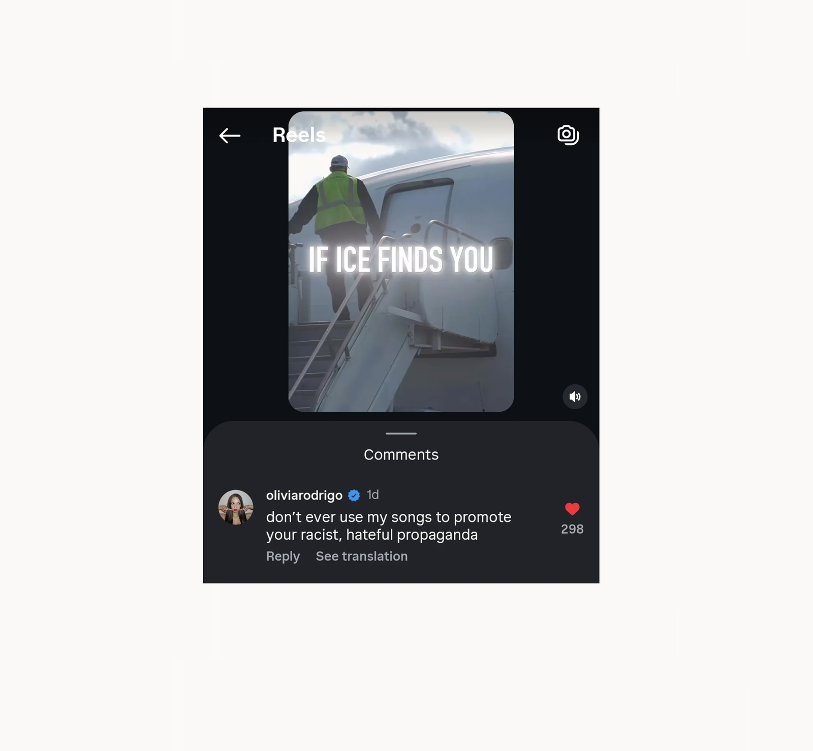 Olivia Rodrigo - ICE