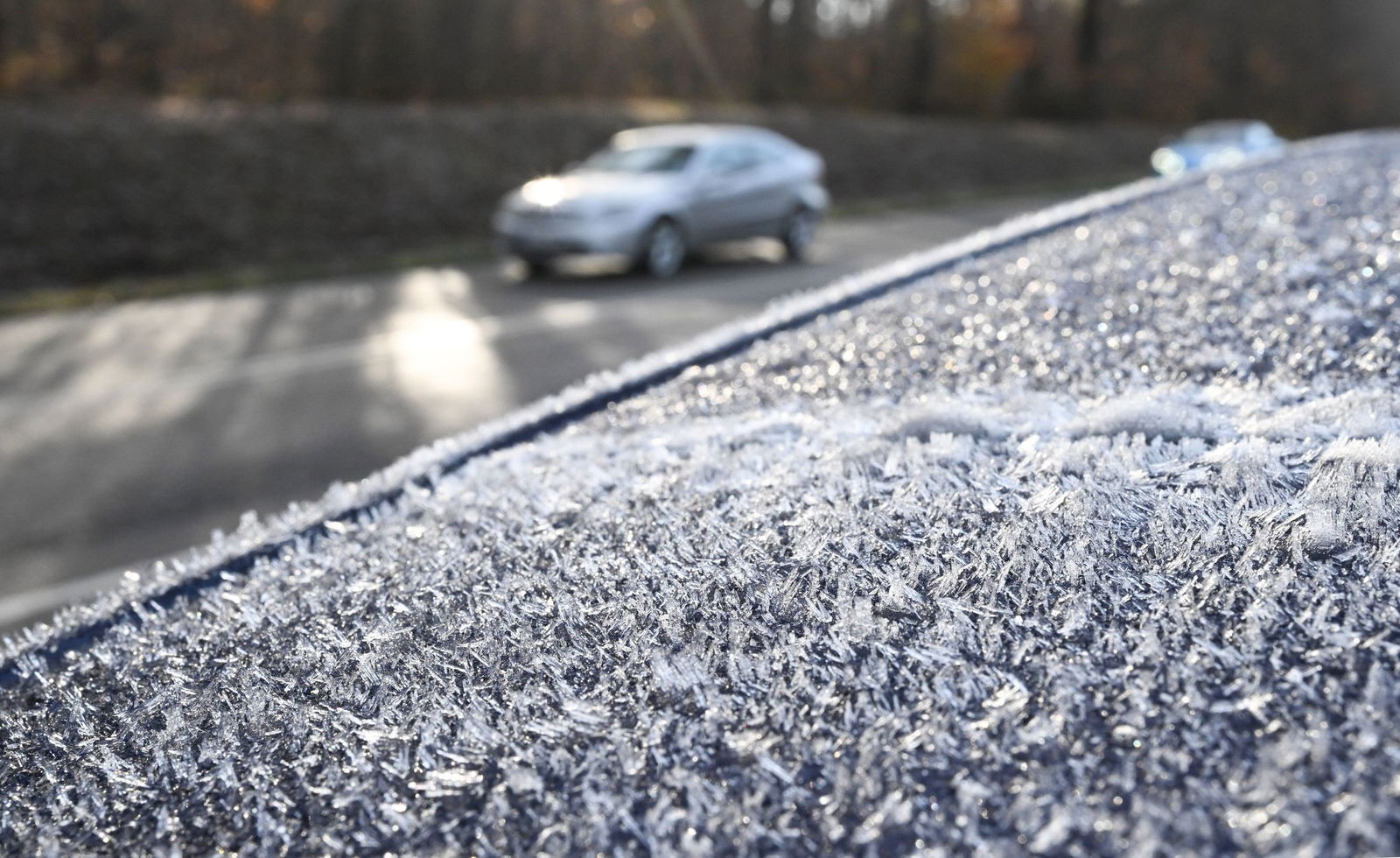 Autofahrer aufgepasst – es ist frostig. 