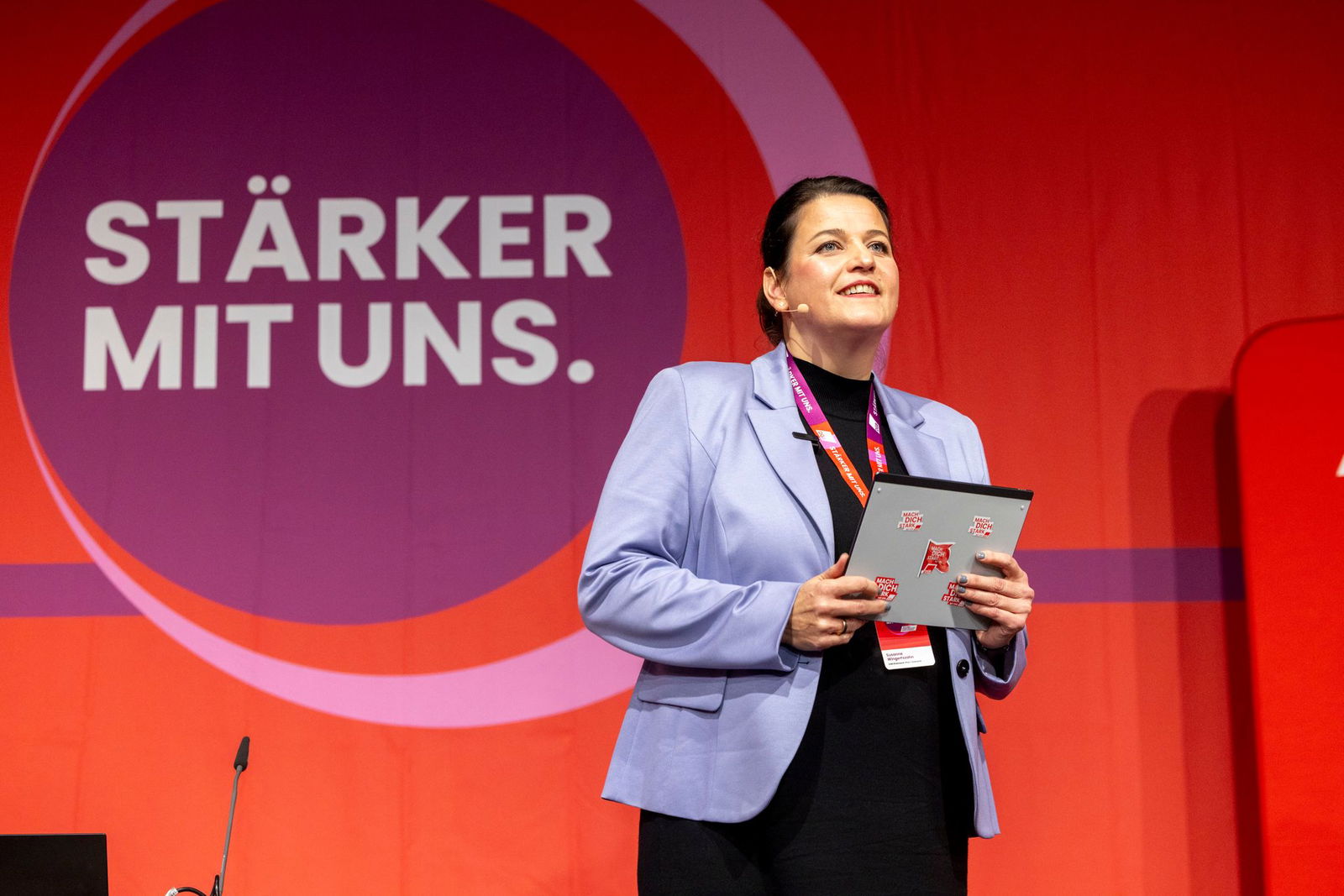 Die DGB-Bezirksvorsitzende Susanne Wingertszahn ist wiedergewählt worden.