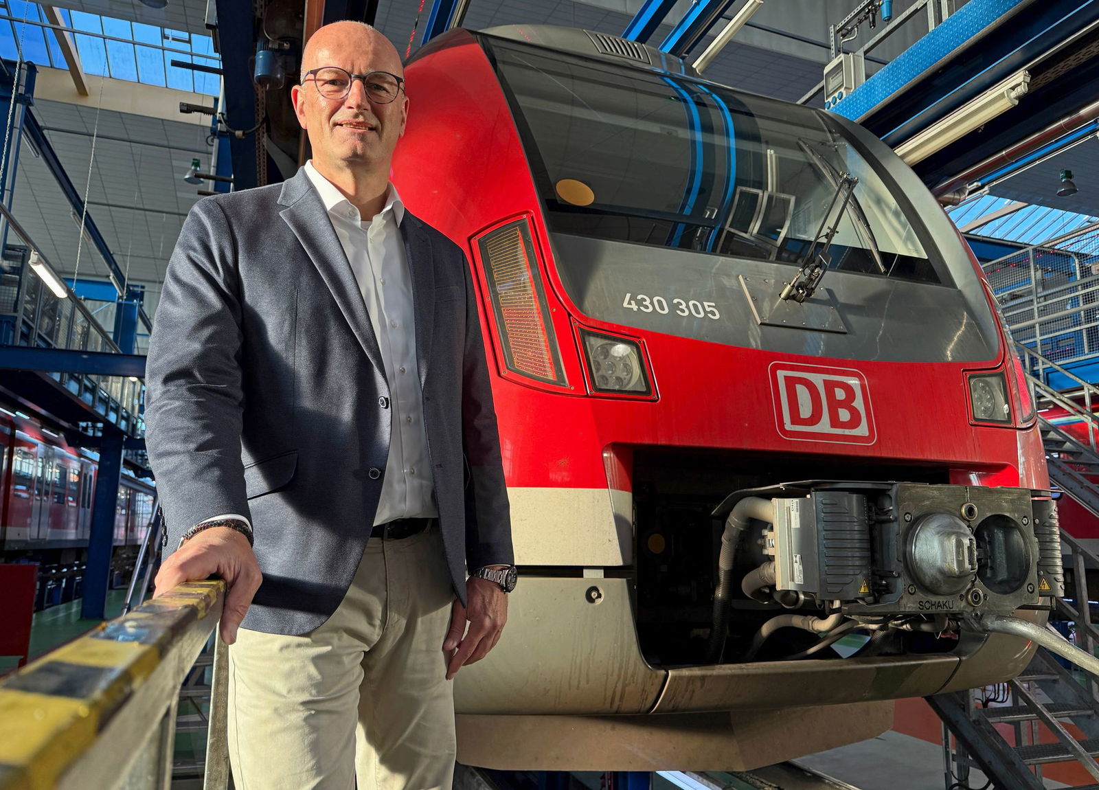 S-Bahn-Chef Hendrik Penner sieht brennende Themen, wenn es um Pünktlichkeit und Zuverlässigkeit im Bahnverkehr geht.