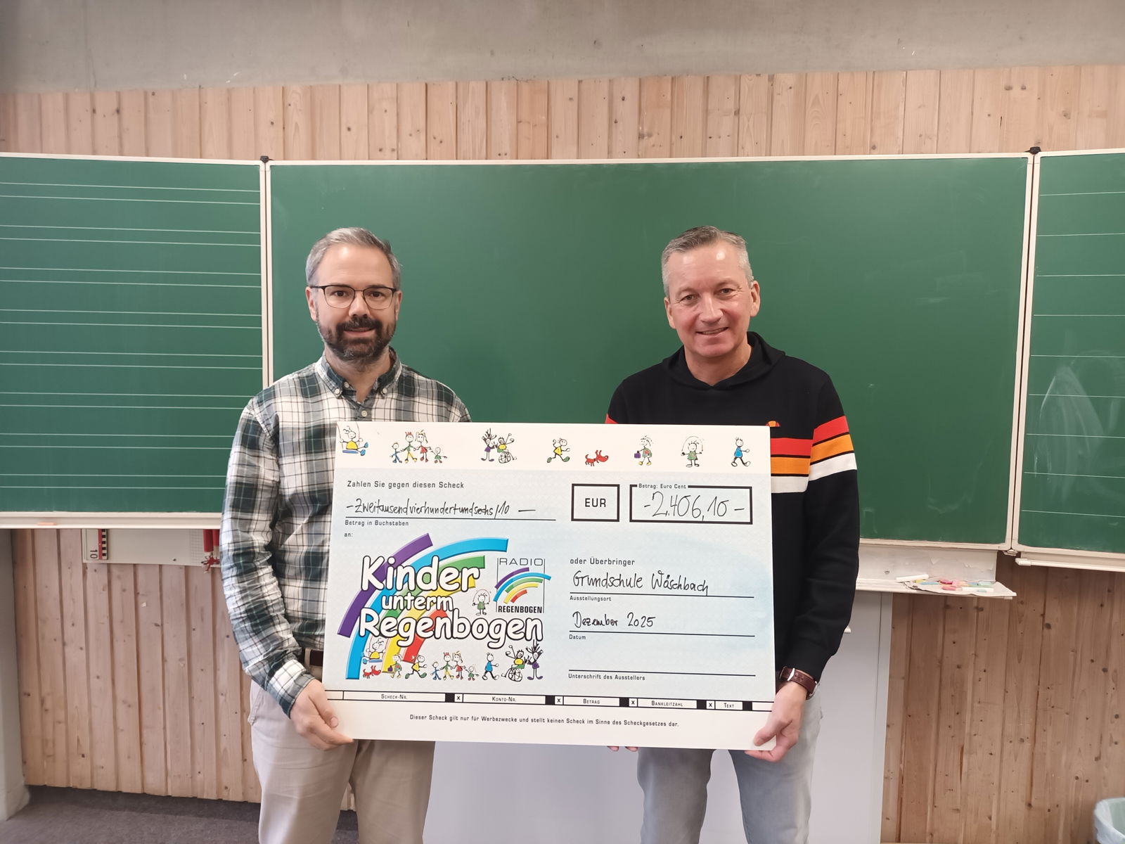 KuR Spendenübergabe Grundschule Wöschbach