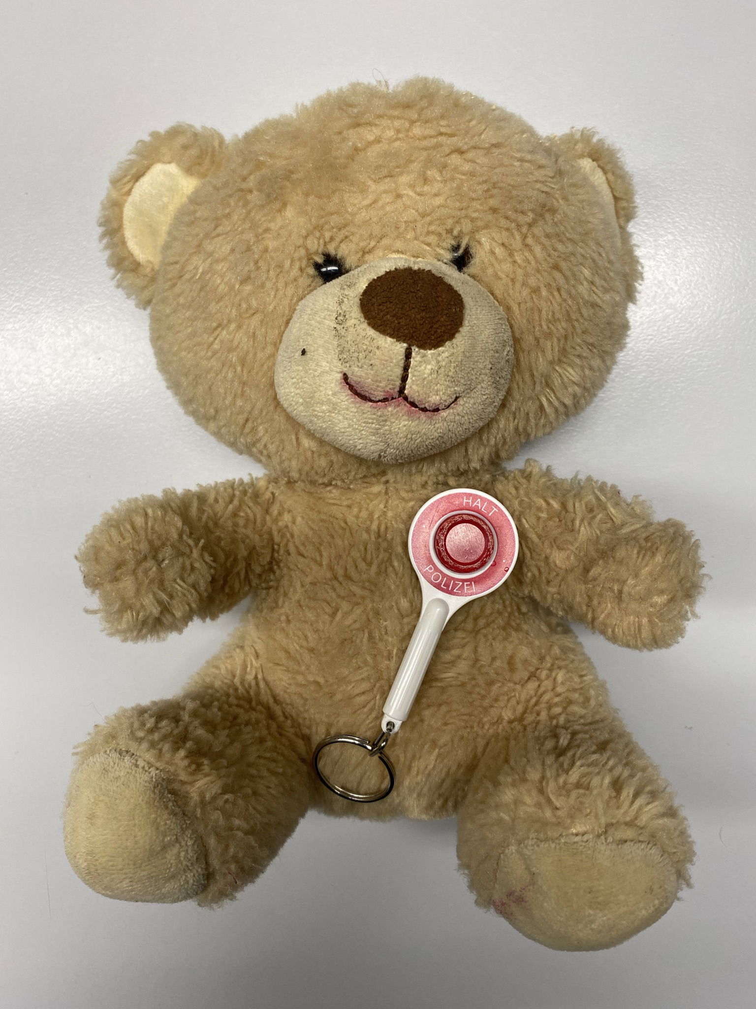 Teddy bei der Polizei Haßloch
