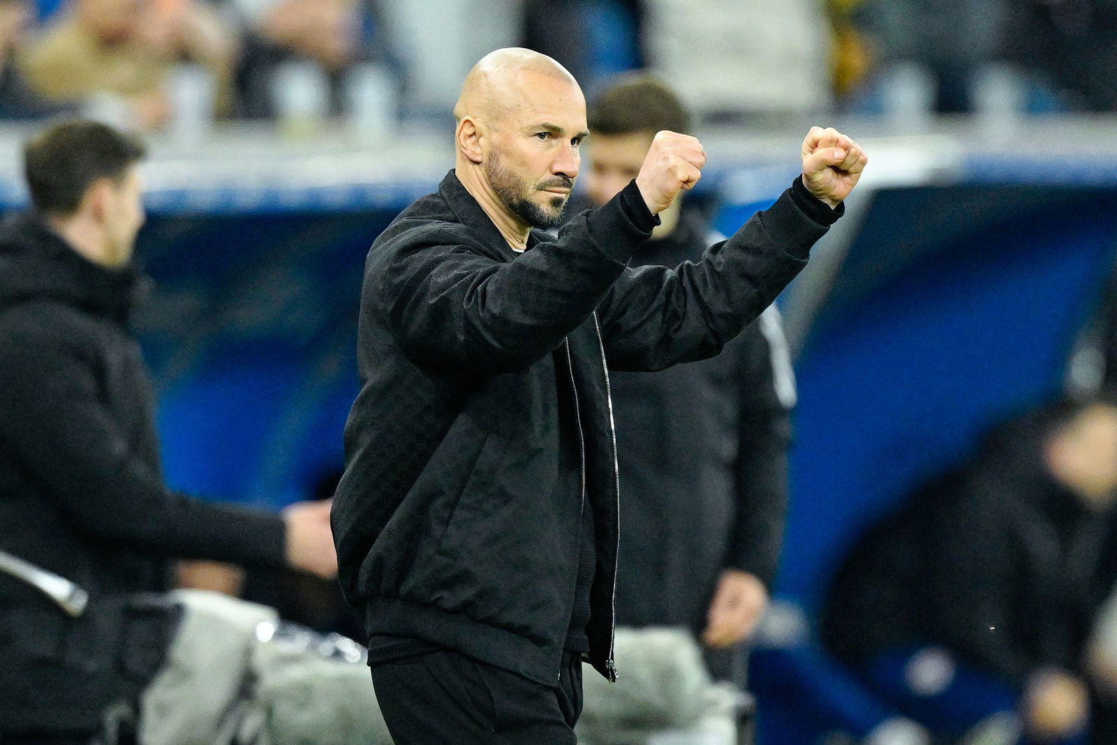 Viel Grund zu Jubeln in der bisherigen Saison: Hoffenheims Chefcoach Christian Ilzer. (Archivbild)