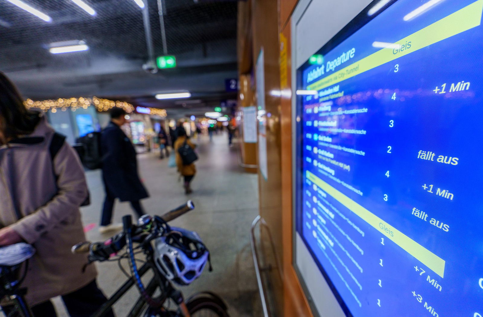 Pendler brauchen viel Geduld.