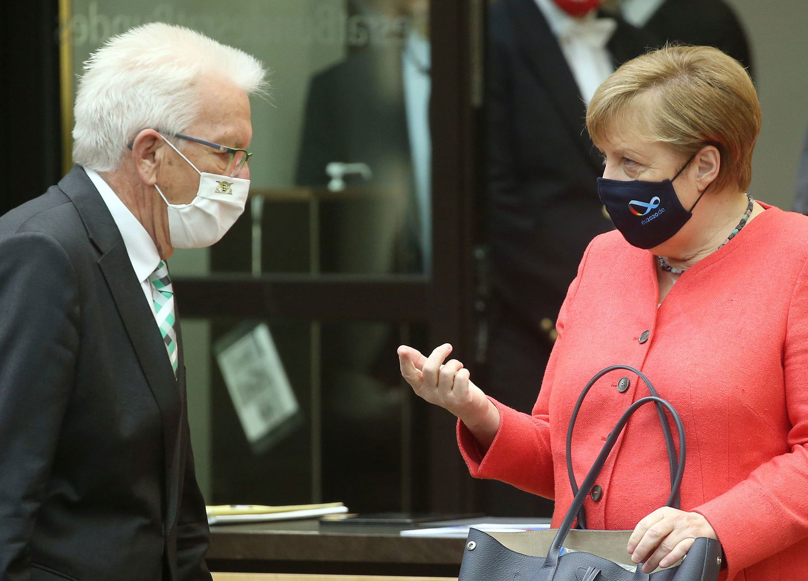 Können gut miteinander: Kretschmann und Merkel.