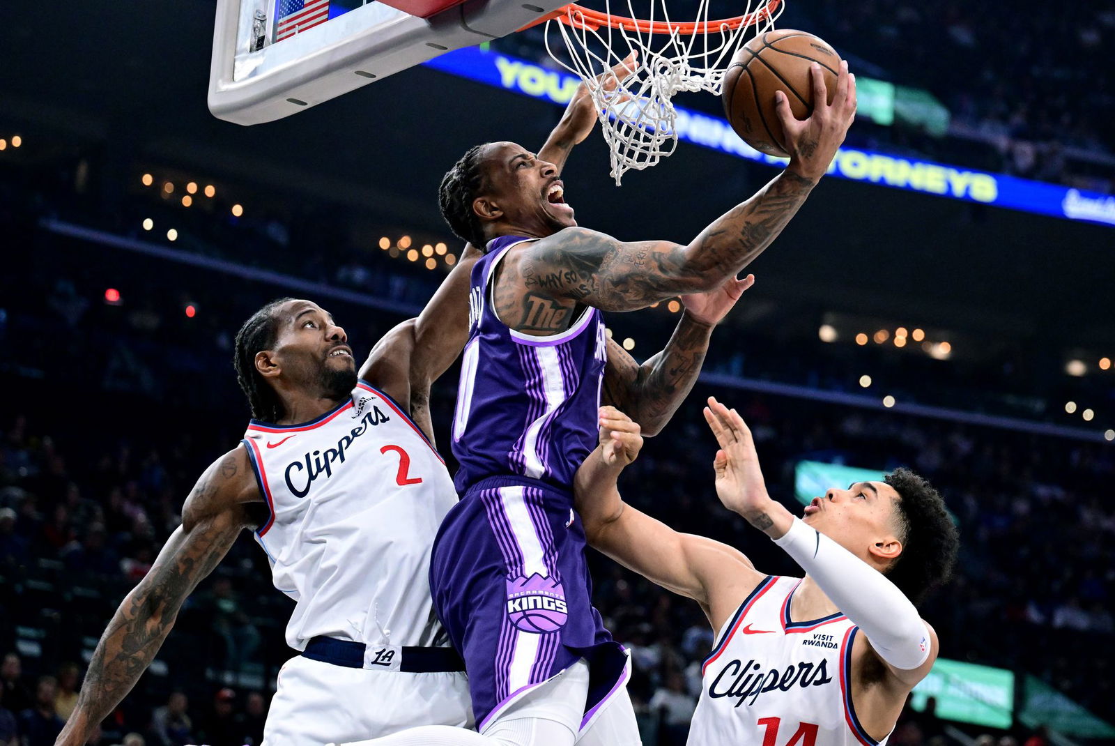 Die Sacramento Kings waren bei den LA Clippers chancenlos.