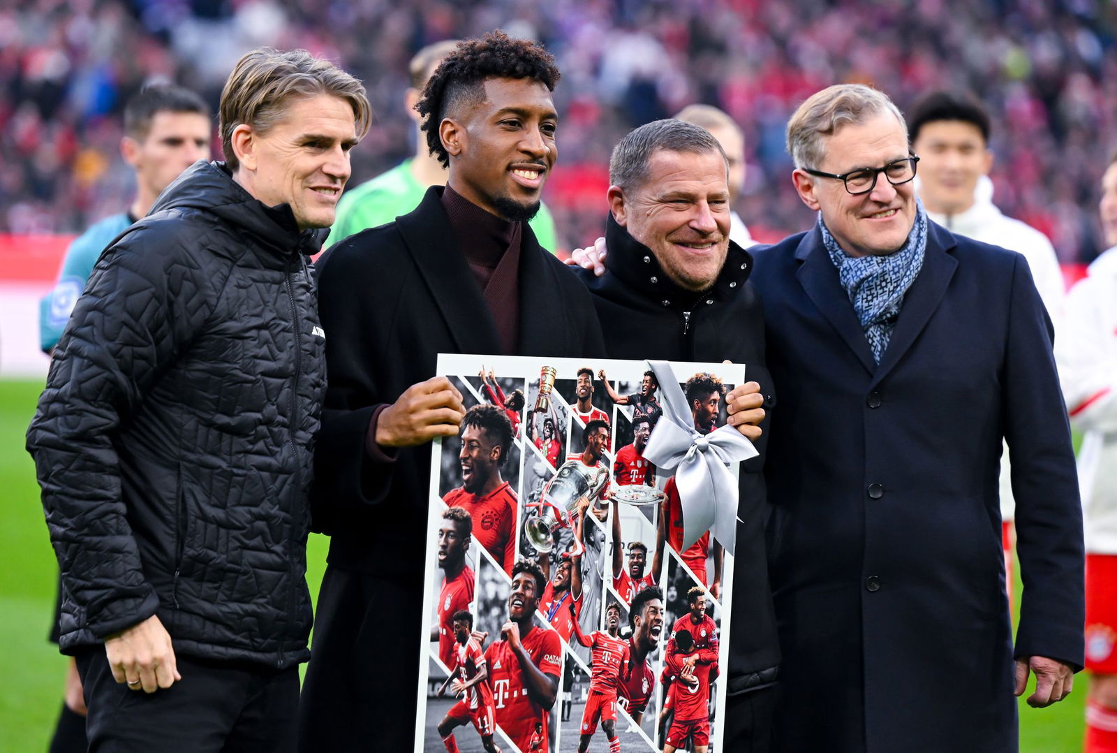 Kingsley Coman wurde am Wochenende offiziell verabschiedet.