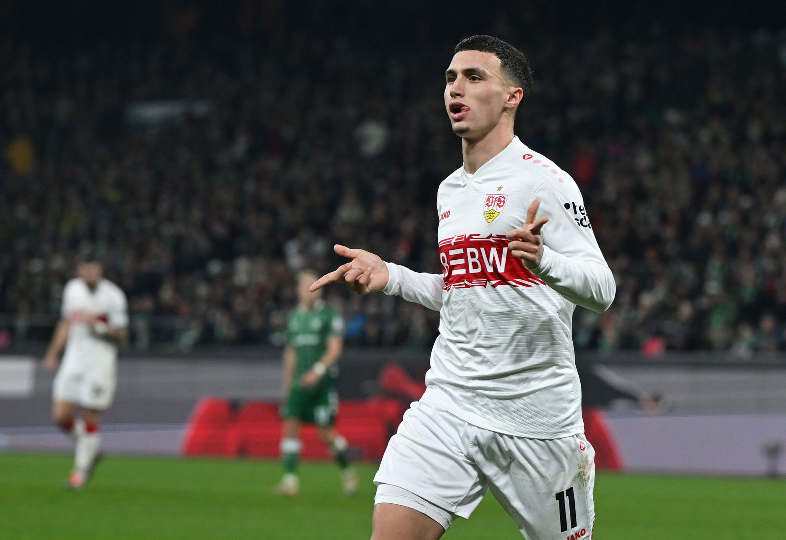 Stuttgarts Bilal El Khannouss wird dem VfB Stuttgart eine Weile fehlen.