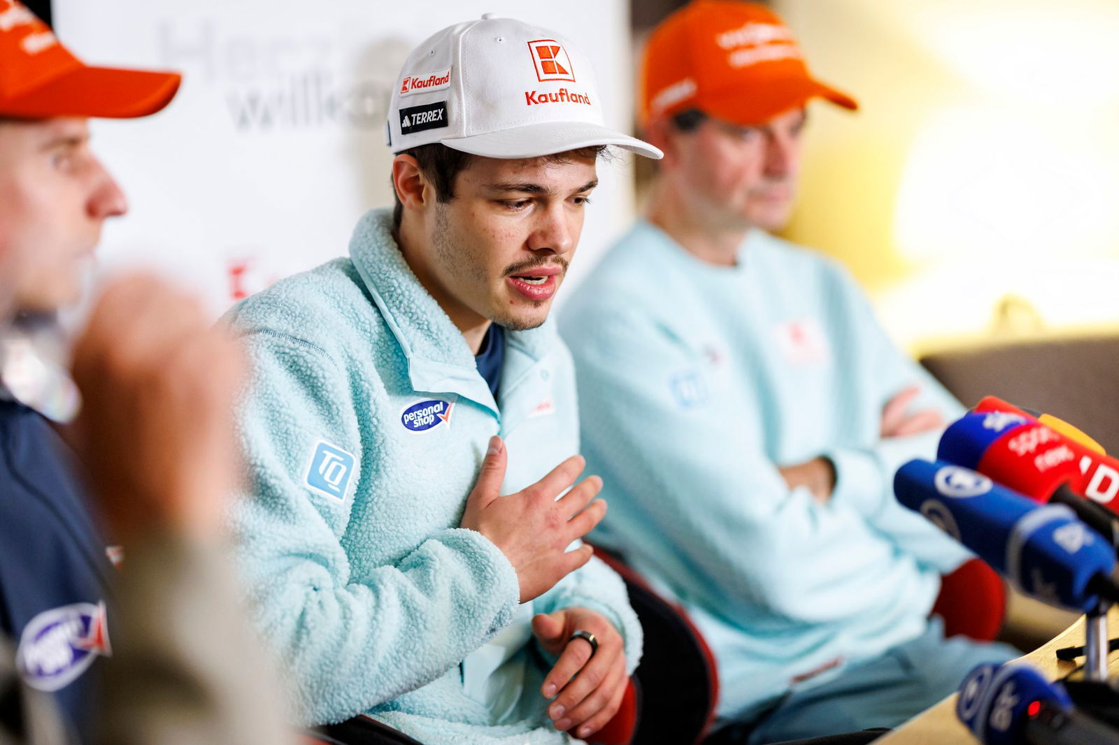 Im Zentrum der Aufmerksamkeit: Philipp Raimund.