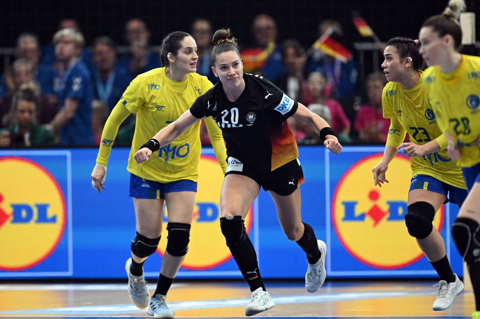 Wichtig im Angriff und in der Abwehr: Emily Vogel. 