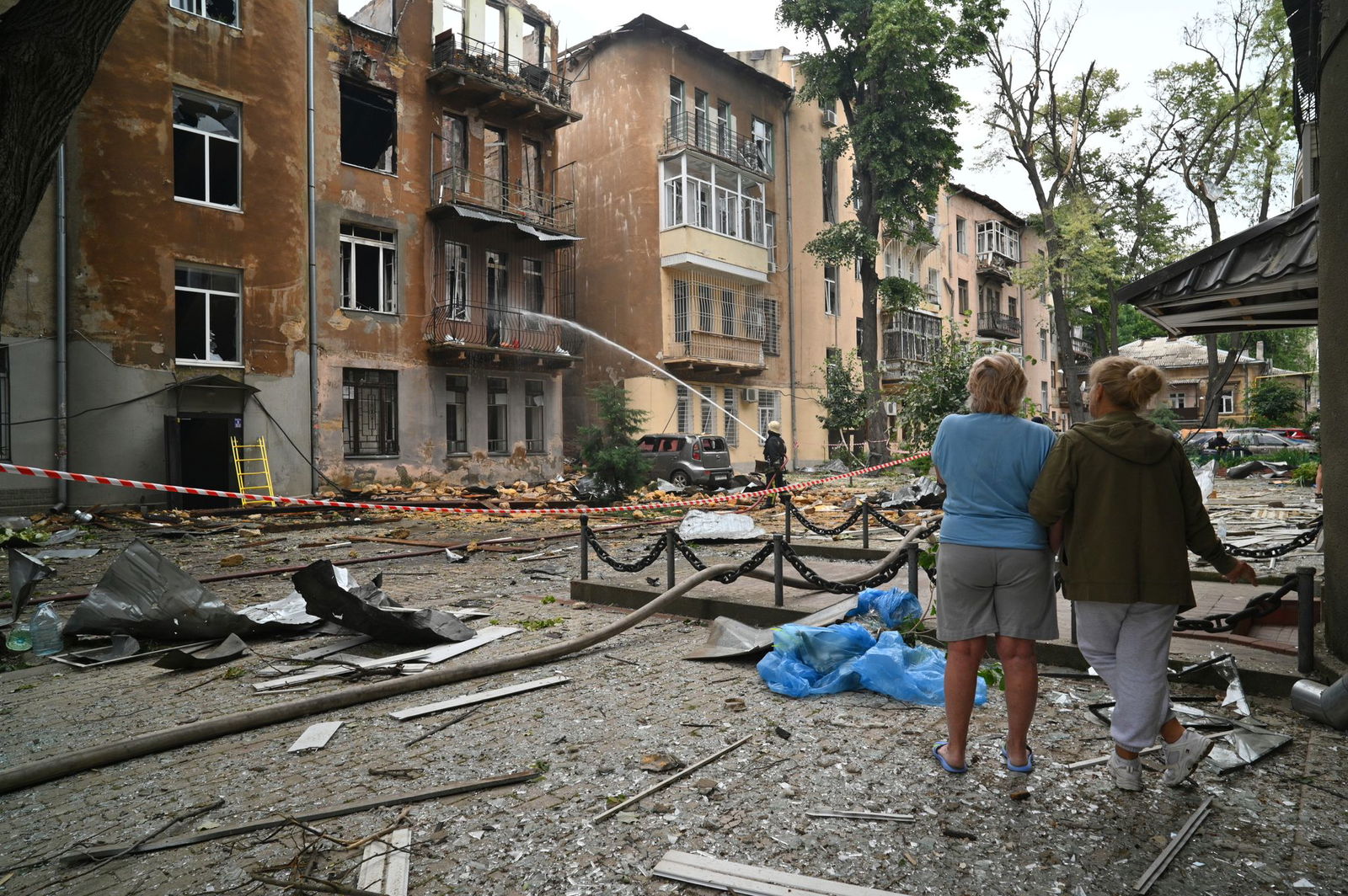 Immer wieder gibt es russische Luftangriffe auf Odessa. (Archivbild)