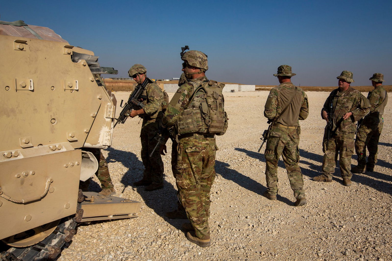 In Syrien ist immer noch ein relativ kleines Kontingent des US-Militärs stationiert. (Archivbild)