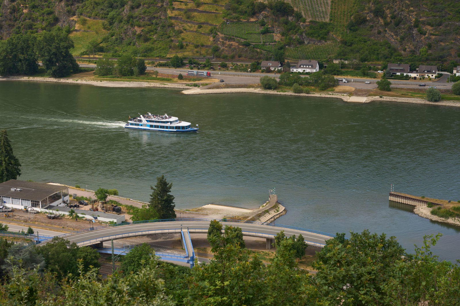 An dieser Stelle soll die Brücke entstehen. (Archivbild)