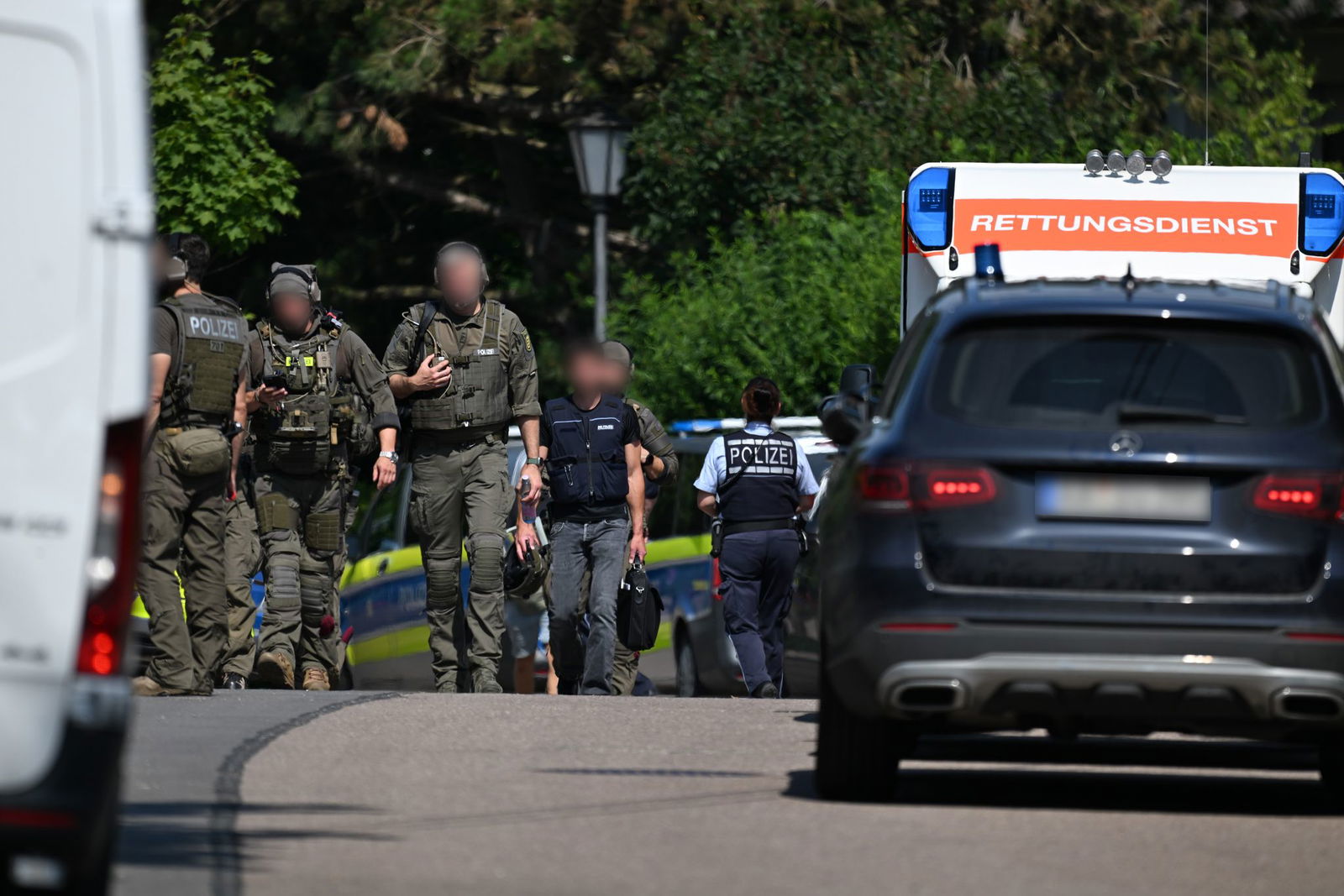 Bei dem Vorfall in Rosengarten waren auch Spezialeinsatzkräfte beteiligt. (Archivbild)