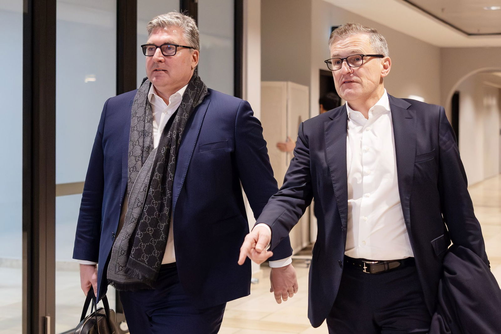 Enttäuscht vom DFB: Hellmann und Dreesen.