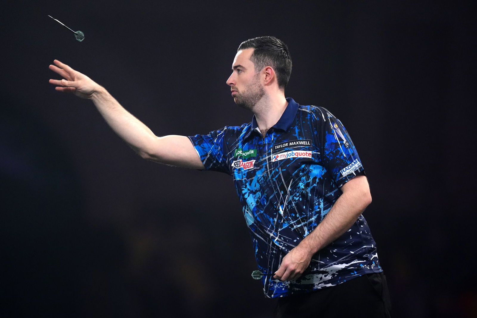 Zu stark für Clemens: Luke Humphries.