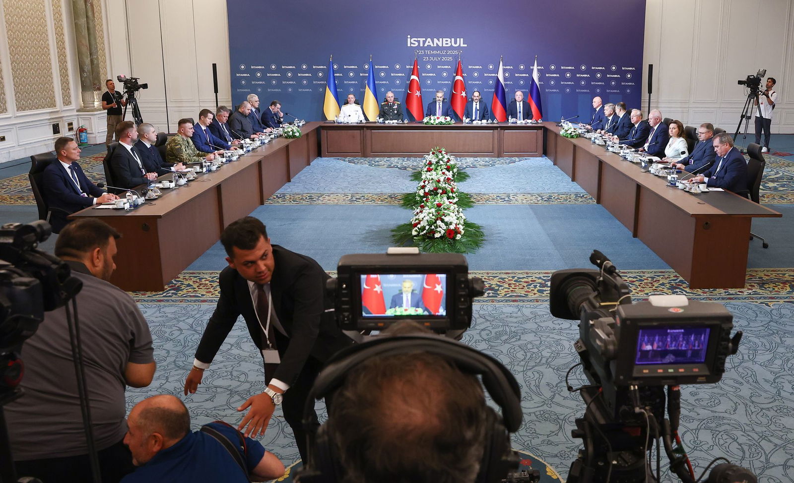 Zuletzt trafen sich Unterhändler Kiews und Moskaus im Sommer, um über Schritte zur Beendigung des Kriegs in der Ukraine zu sprechen. (Archivbild)