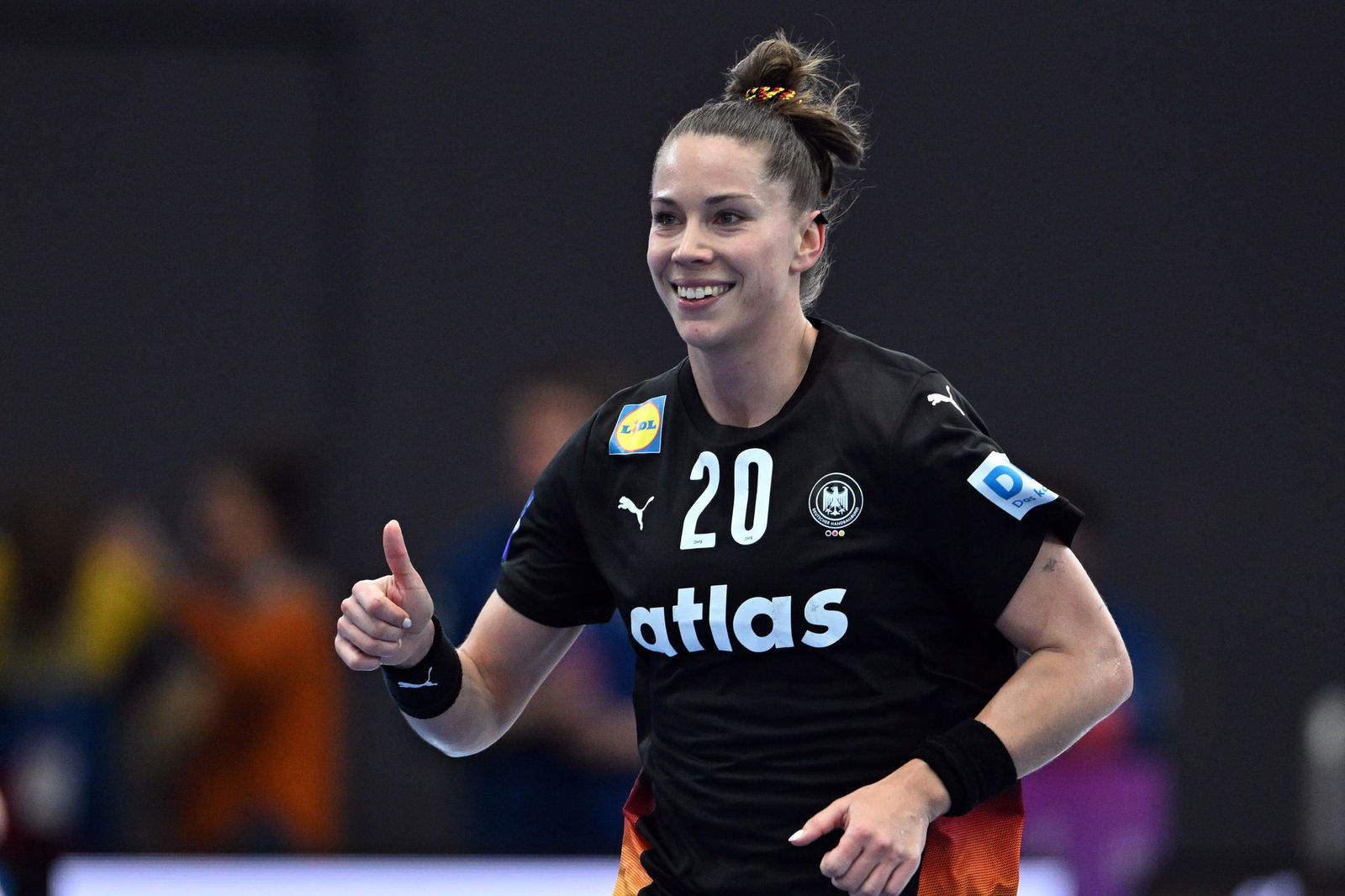 Gehört zu den Publikumslieblingen: Rückraumspielerin Emily Vogel. 