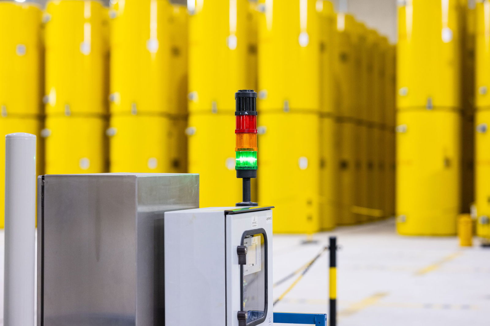 Im Zwischenlager Ahaus wird Atommüll aufbewahrt. Das sei aber keine Dauerlösung, betont Carsten Schneider. (Archvbild)