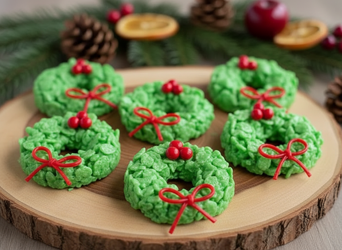 Adventskranz Plätzchen