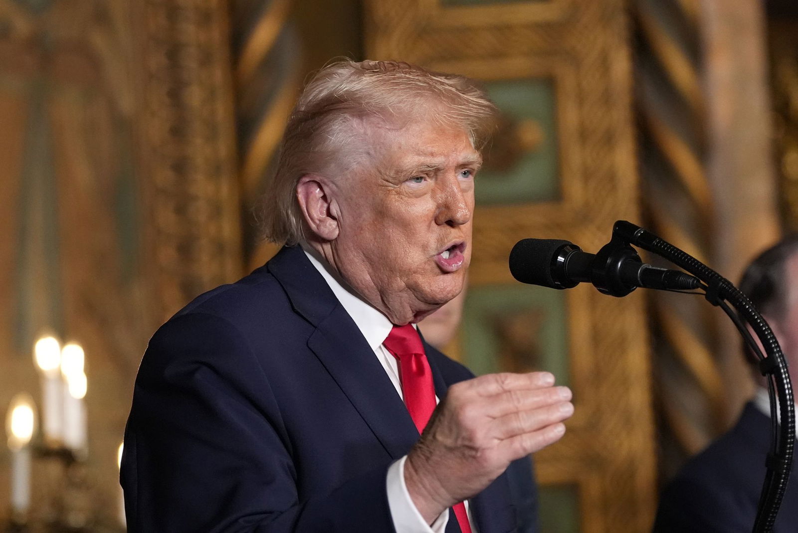 Trump will das Öl behalten. 