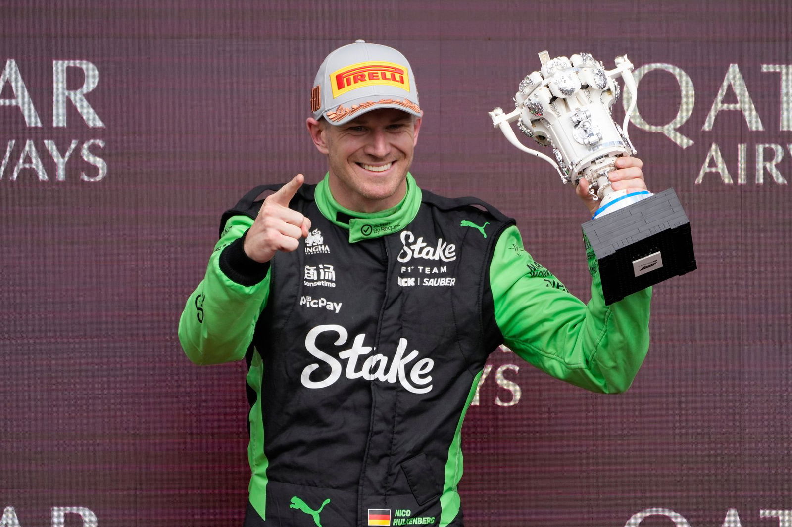 Was für eine Freude, als es endlich so weit war: Das Ende der podestslosen Zeit von Nico Hülkenberg. (Archivbild)