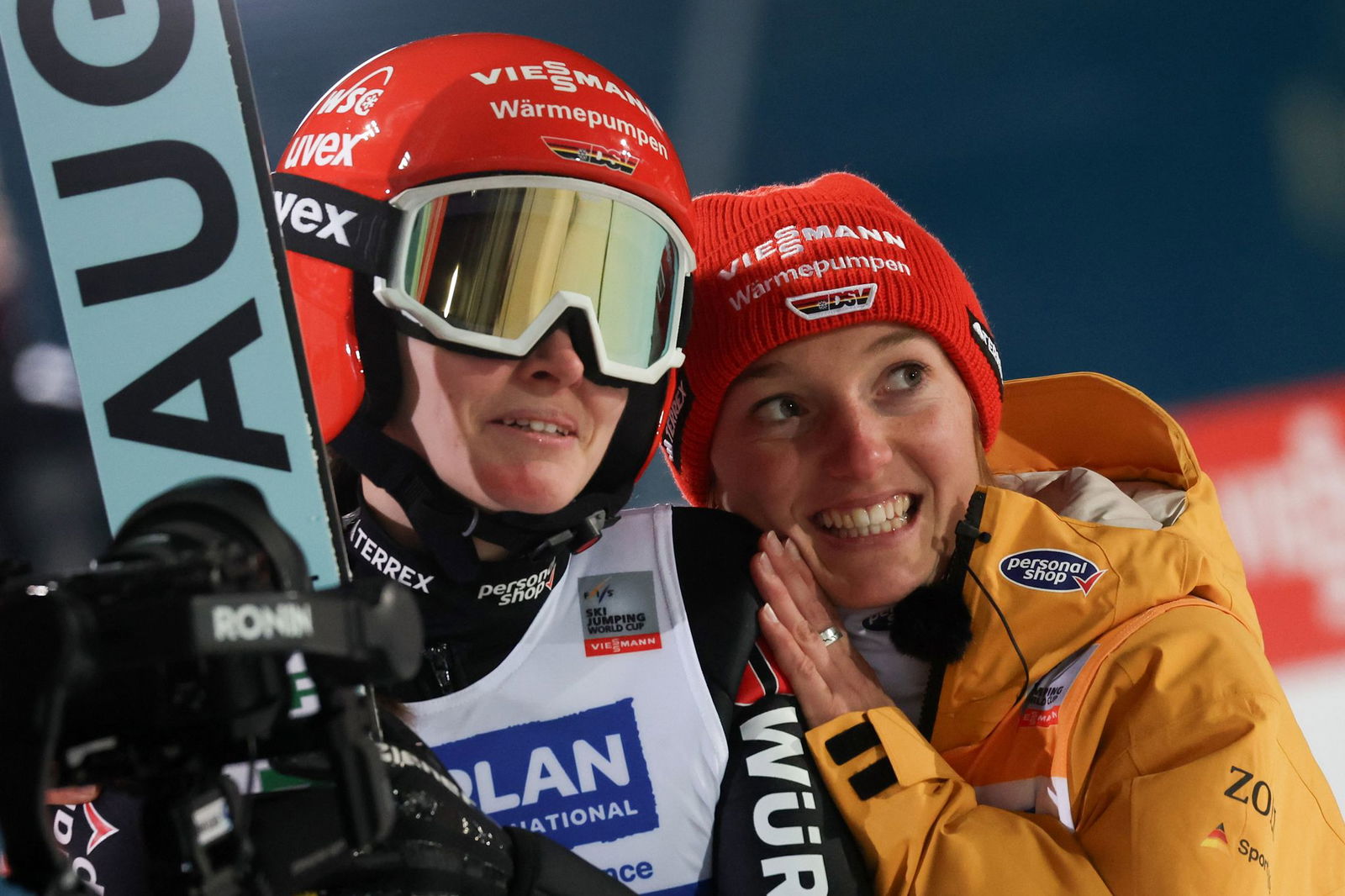 Freitag und Schmid pochen auf eine Vierschanzentournee. (Archivbild)