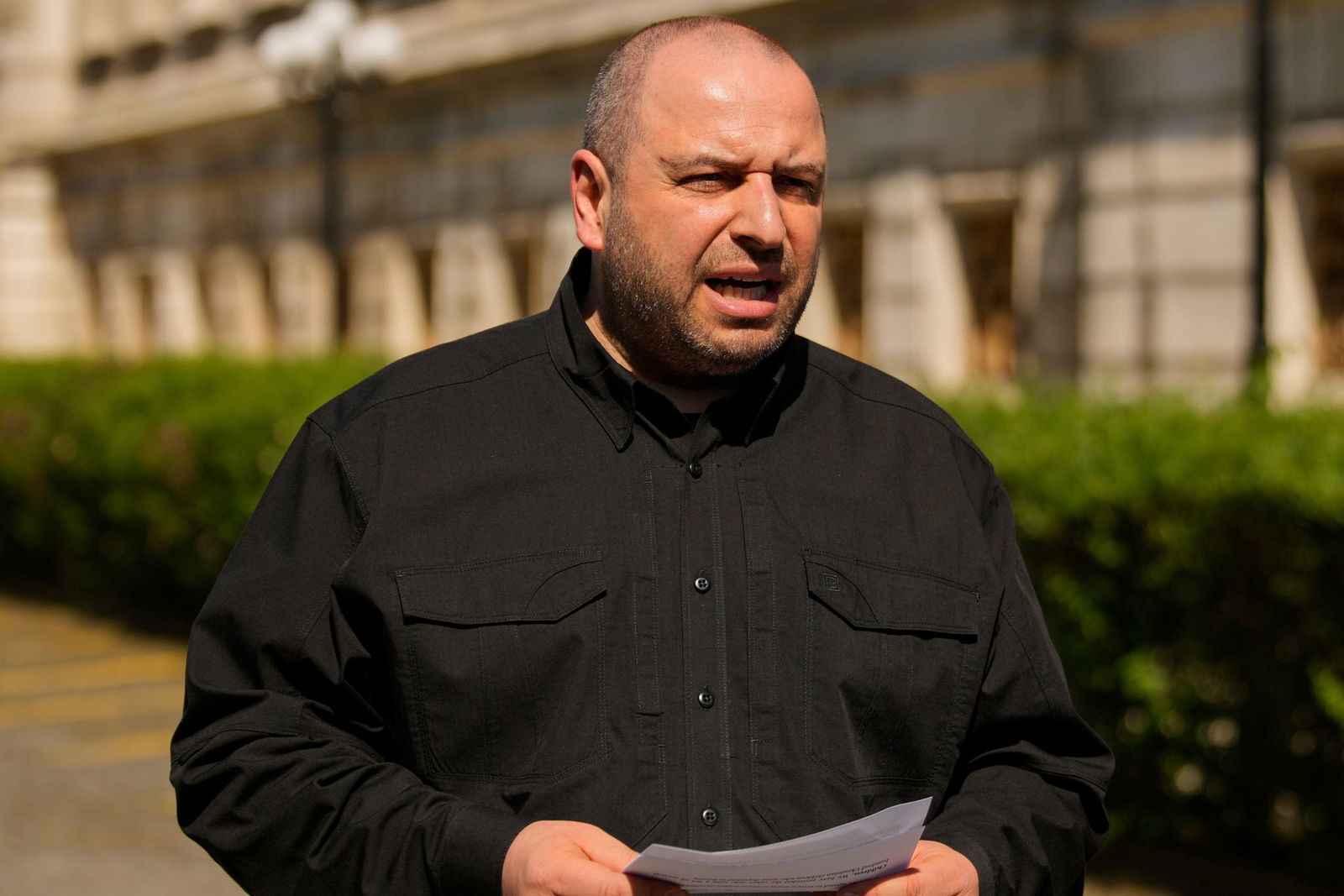 Der ukrainische Verhandlungsführer Umjerow soll für die Ukraine einen würdigen Frieden aushandeln. (Archivbild)