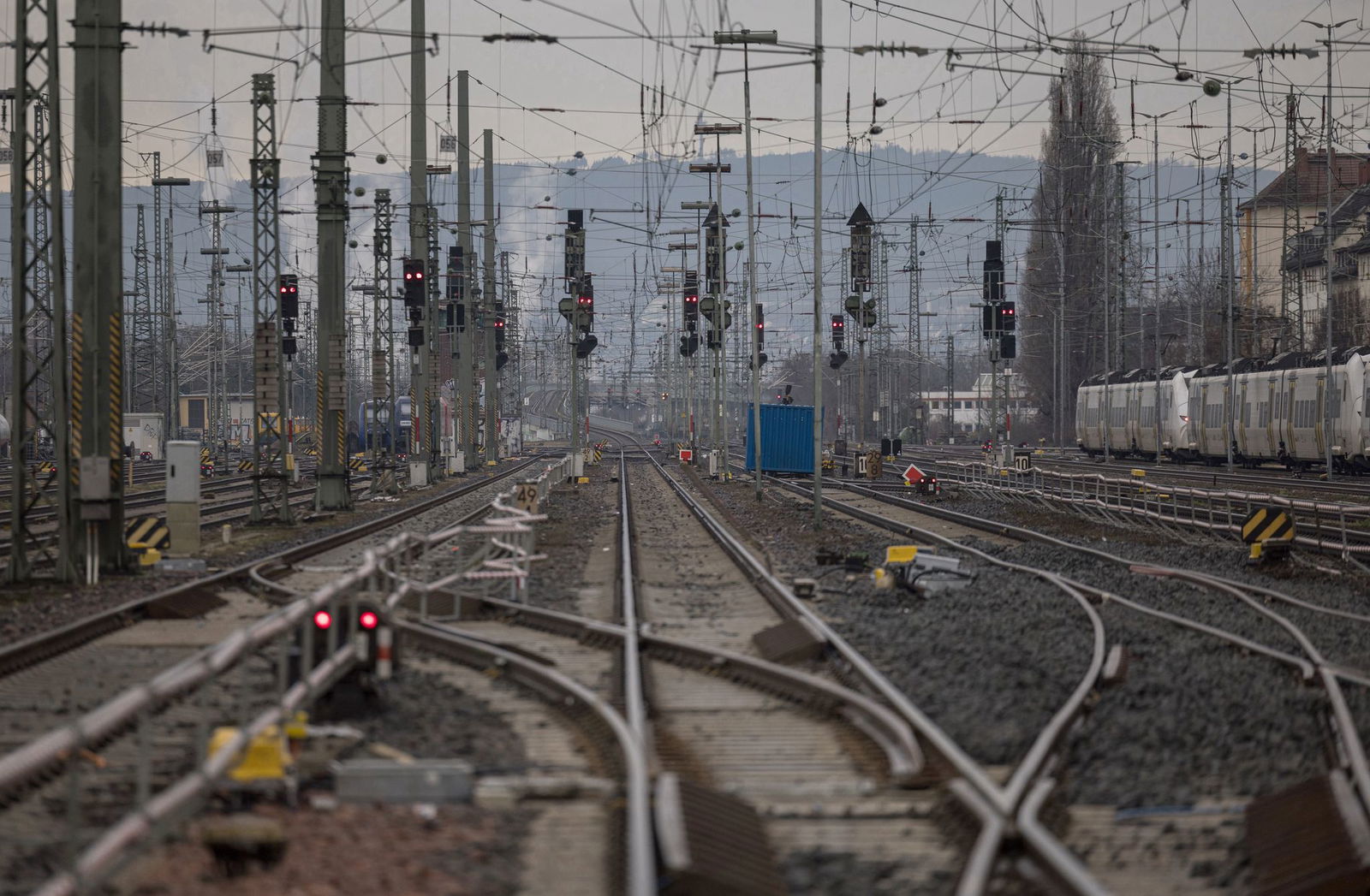 Auf dem nördlichen Gleisvorfeld des Mainzer Hauptbahnhofs wurde viel gearbeitet in den vergangenen Wochen.