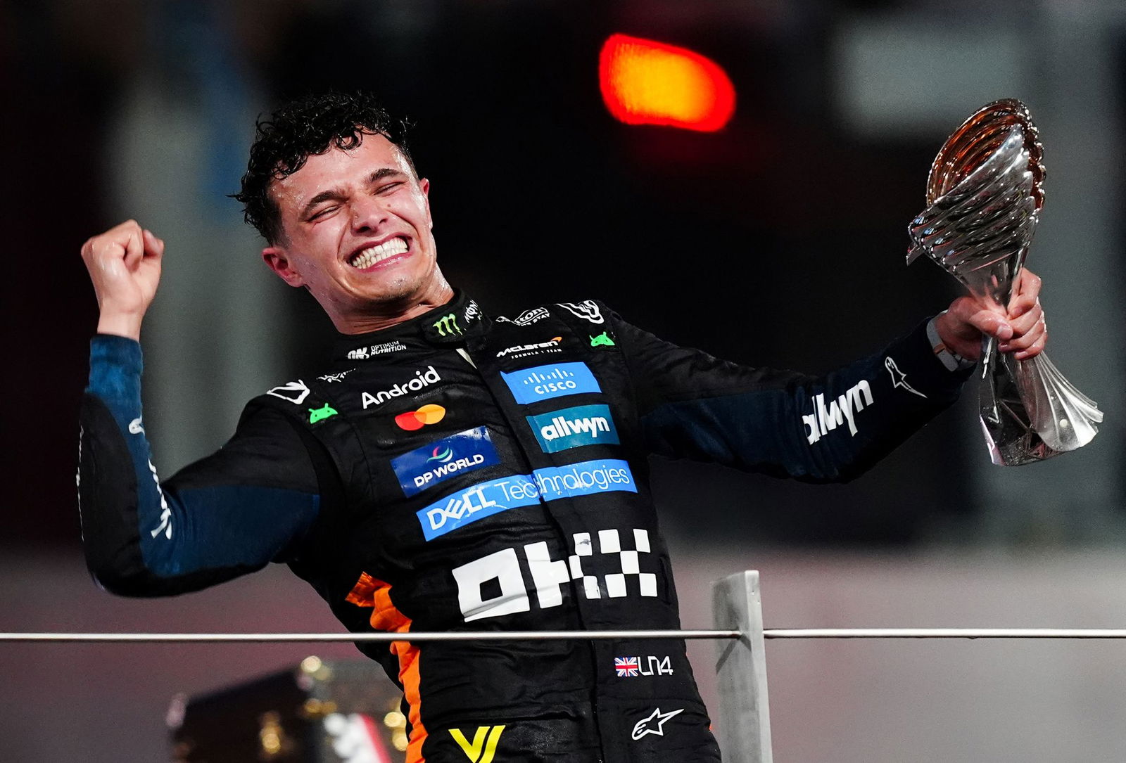 Am Ziel seiner Träume: Der neue Formel-1-Weltmeister Lando Norris.